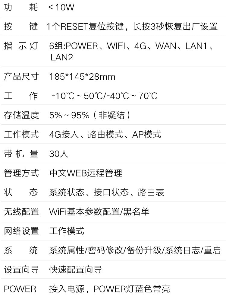 Leguang 4G wireless router plug -in card WiFi rotary wired broadband CPE telecommunications Unicom o