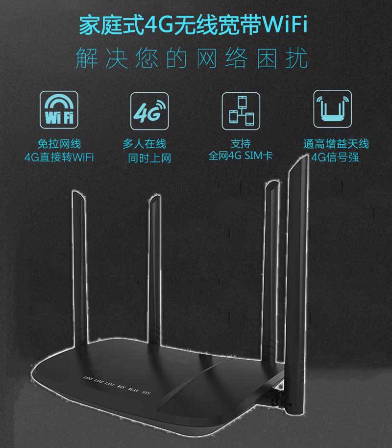 Three Netcom 4G CPE wireless routers 4G Wireless Router WiFi/RJ45 Wireless Waterproof
