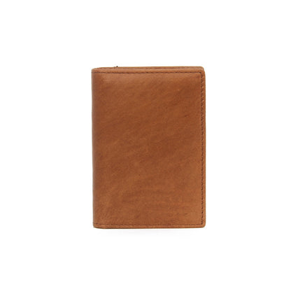Leather card holder for business cards, cowhide, anti-theft, genuine leather