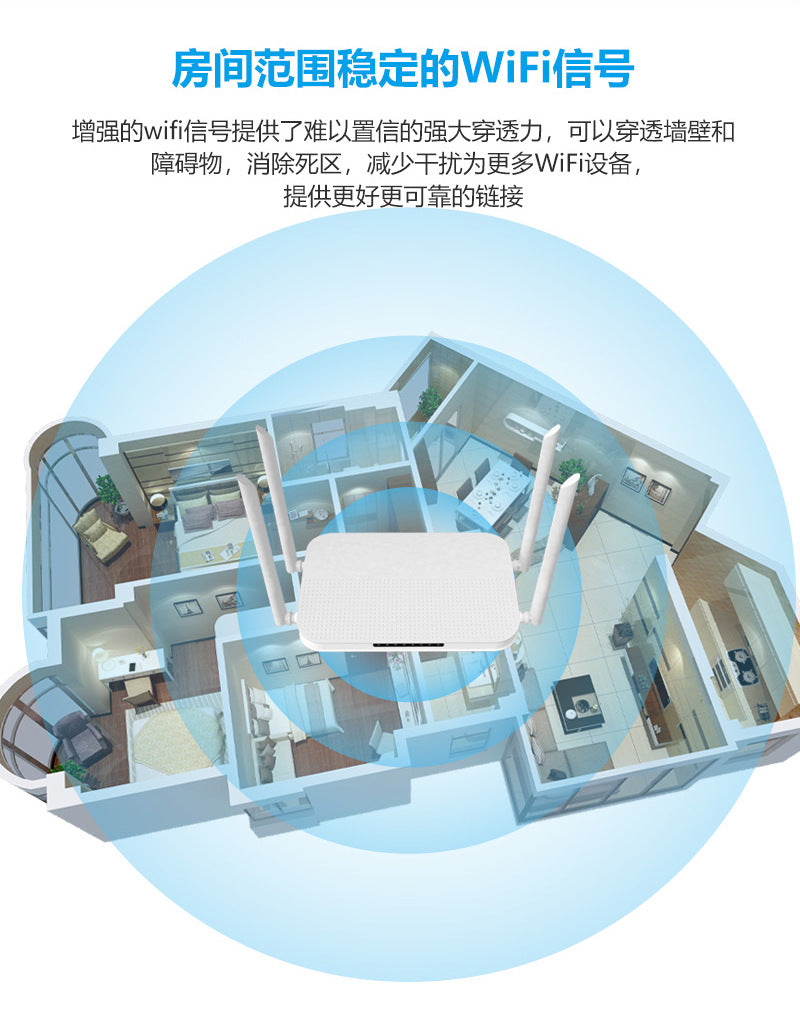 Full Netcom Passing Wall King Dual -frequently wireless WiFi router high -power enterprise smart gig