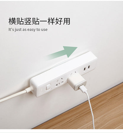 Putting fixed fixed wall hanging wall storage non -trace plug -in punching plug -in board socket Han