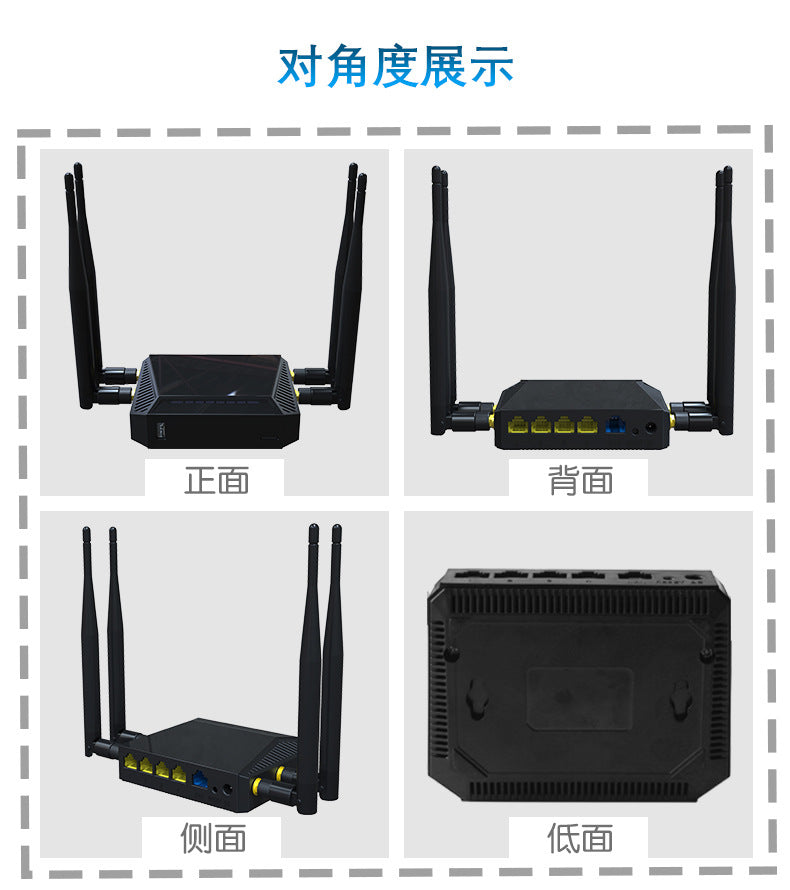 High speed smart wireless antenna, support function for all network communication standards, 4G