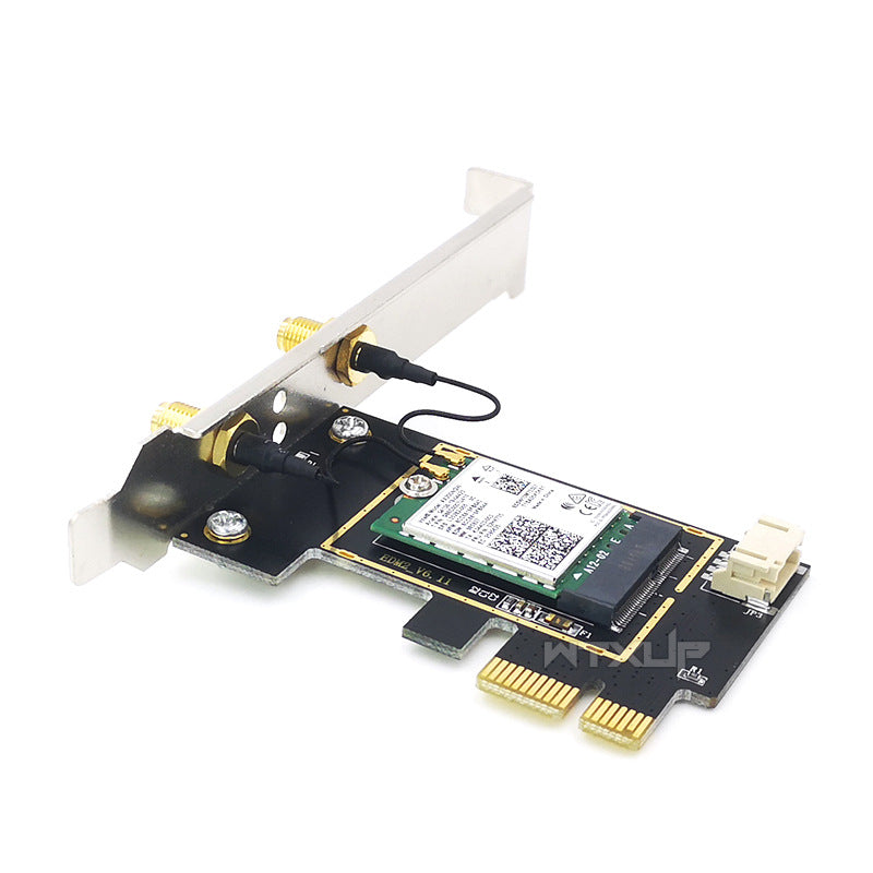 AX200 Gigabit WiFi6 Dual-frequency 5G desktop computer built-in PCI-E wireless network card 3000m Bl