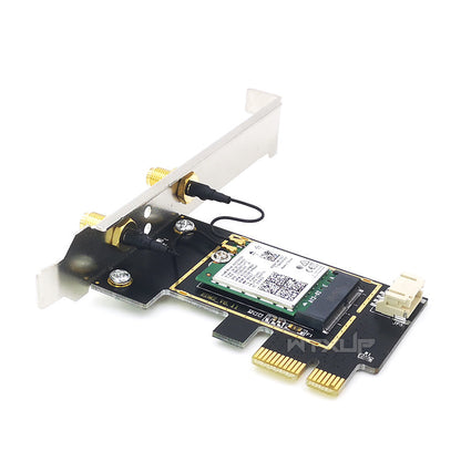 AX200 Gigabit WiFi6 Dual-frequency 5G desktop computer built-in PCI-E wireless network card 3000m Bl