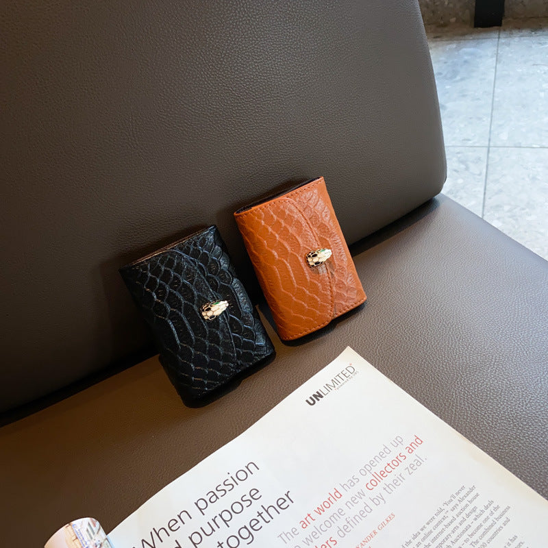 Organ, card holder, ultra thin small shoulder bag, anti-magnetic cards, genuine leather, Korean styl