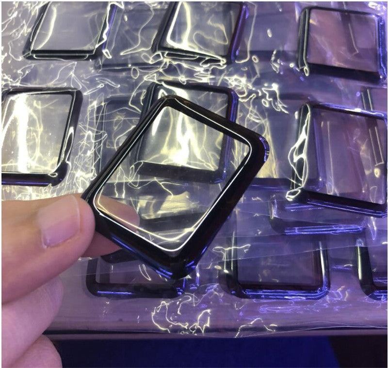 Factory is suitable for Apple Four Generations IWATCH1/2/3/4 Half -glue 3D curved hard border defens