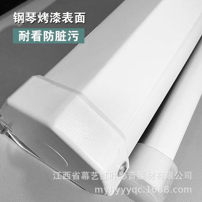 Projection curtain projector self-locking wall-mounted bedroom manual home curtain office hand-pulle