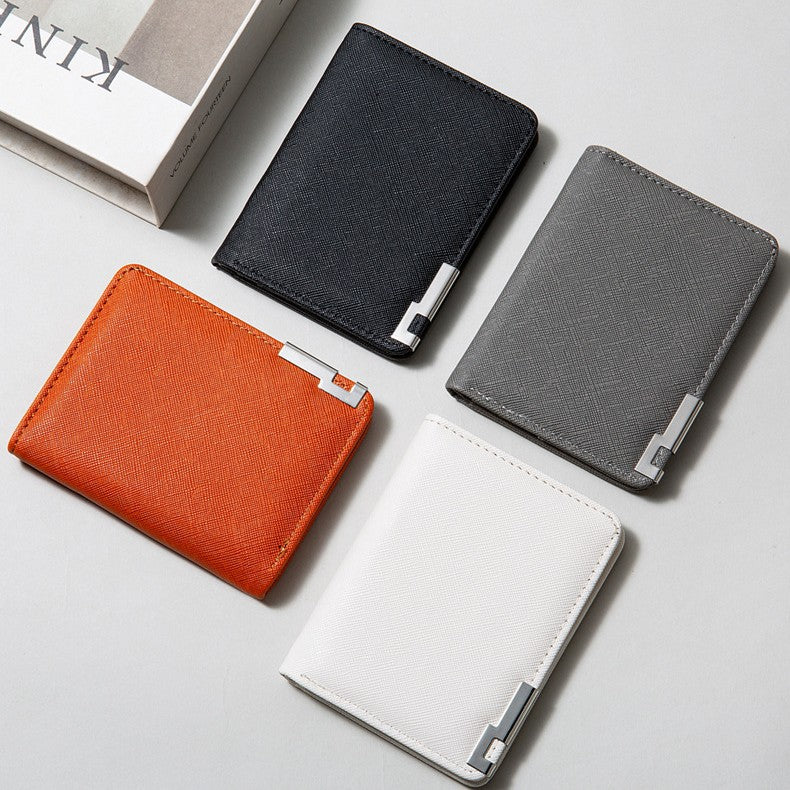 Fashion Men's Wallet Wholesale Long Business Wallet Men's Coin Purse Multi-Card Slot Id Bag Folding 
