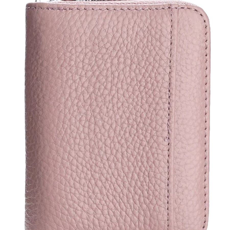 Card holder, capacious small cards with zipper, genuine leather, anti-theft, bank card, new collecti