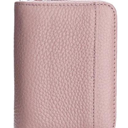 Card holder, capacious small cards with zipper, genuine leather, anti-theft, bank card, new collecti