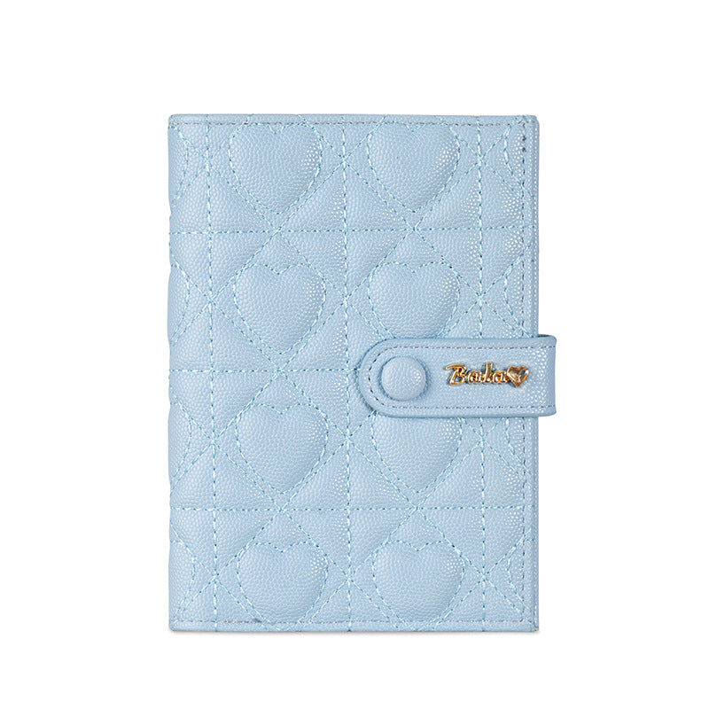 Blue passport bag