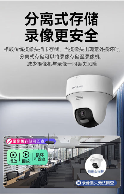 Hikvision (Hikvision) Camera Indoor Wireless Dome Network Camera with Human Detection K