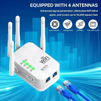 WIFI signal relay booster 300M antenna home signal amplifier wireless repeater network extender