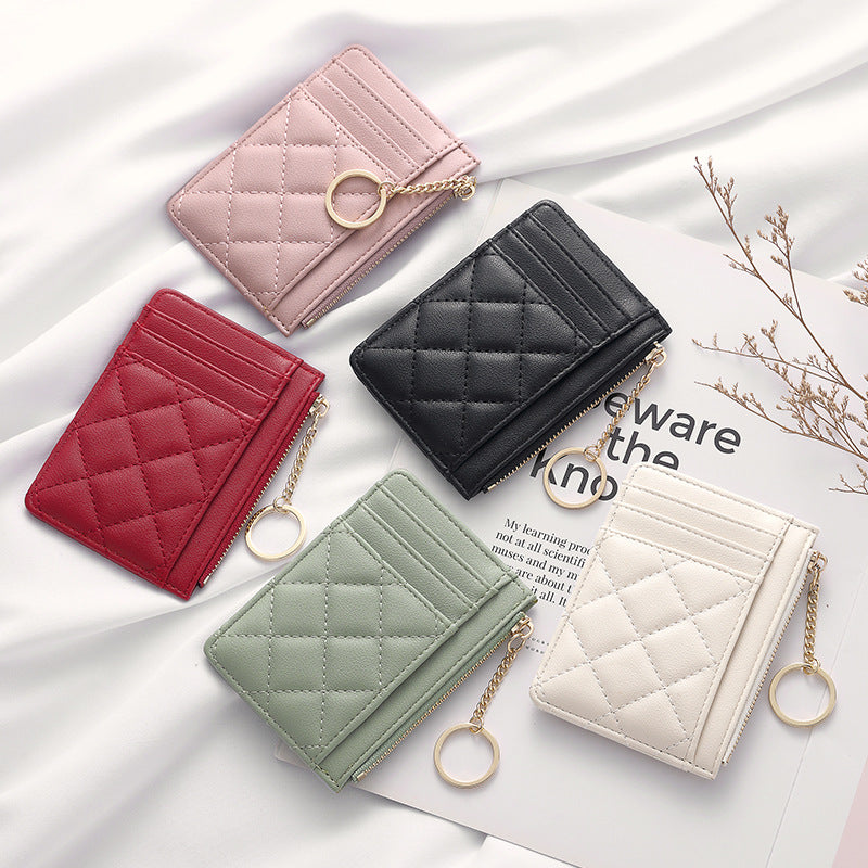 (), card holder, brand shoulder bag, universal cards with diamond pattern, new collection, high-qual