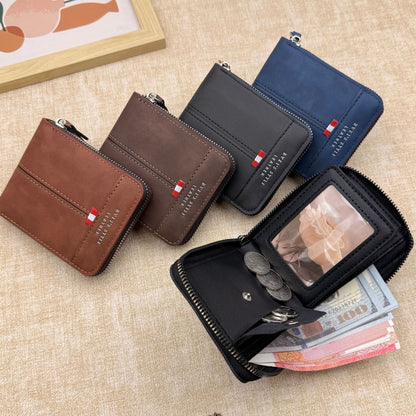 (Cross-border trading), capacious retro matte polyurethane short wallet, Amazon