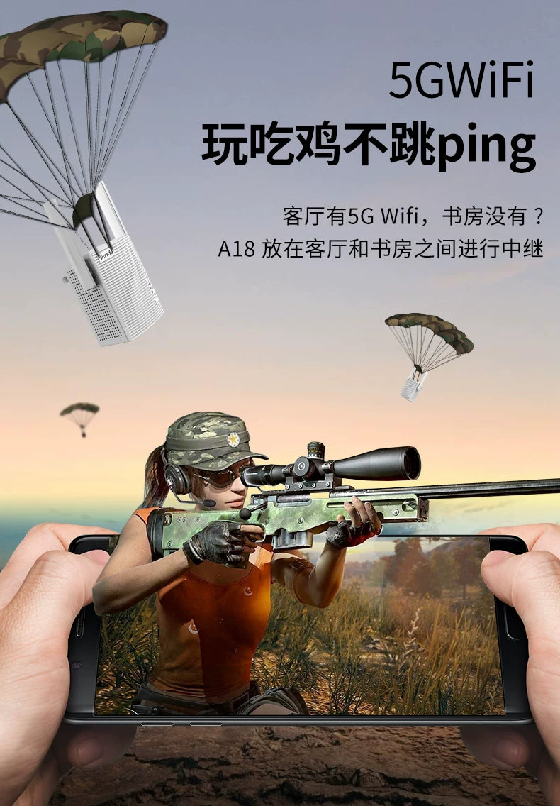 Tenda TendaAC11 commercial 5g optical fiber dual-band gigabit routing wireless wifi high-speed wall 