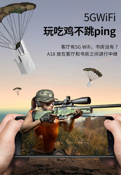 Tenda TendaAC11 commercial 5g optical fiber dual-band gigabit routing wireless wifi high-speed wall 