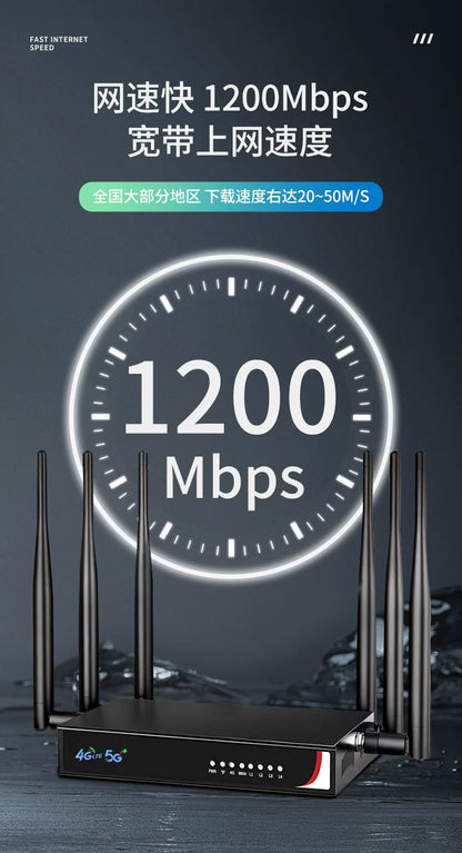 Industrial router card-free portable wifi wireless wifi three network broadband mobile wilf dual-ban