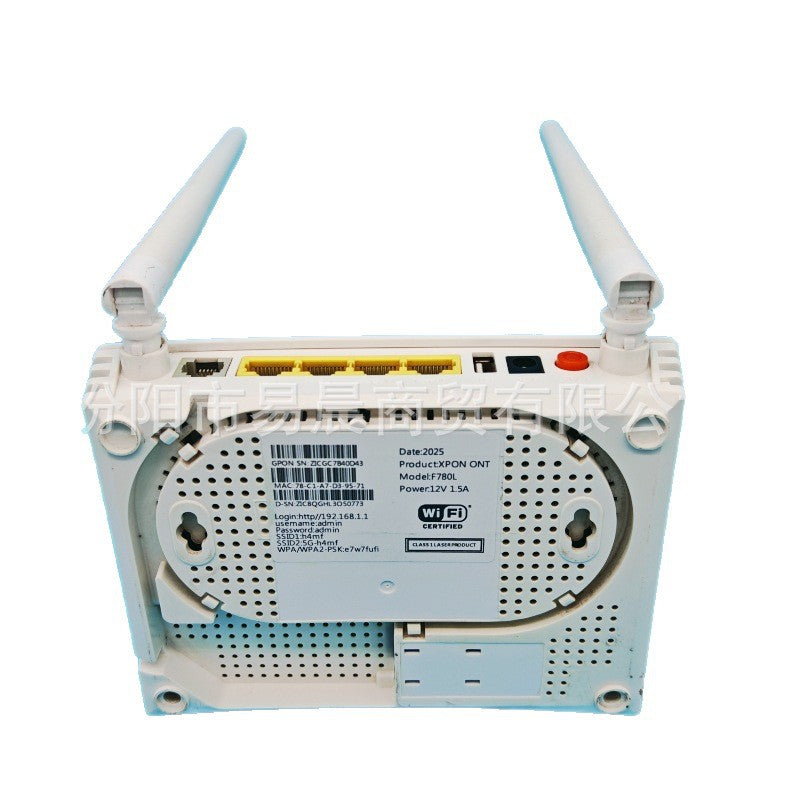 GPON ONU F780L 4GE+WIFI+POTS+USB F680L 5G dual-band second-hand optical modem