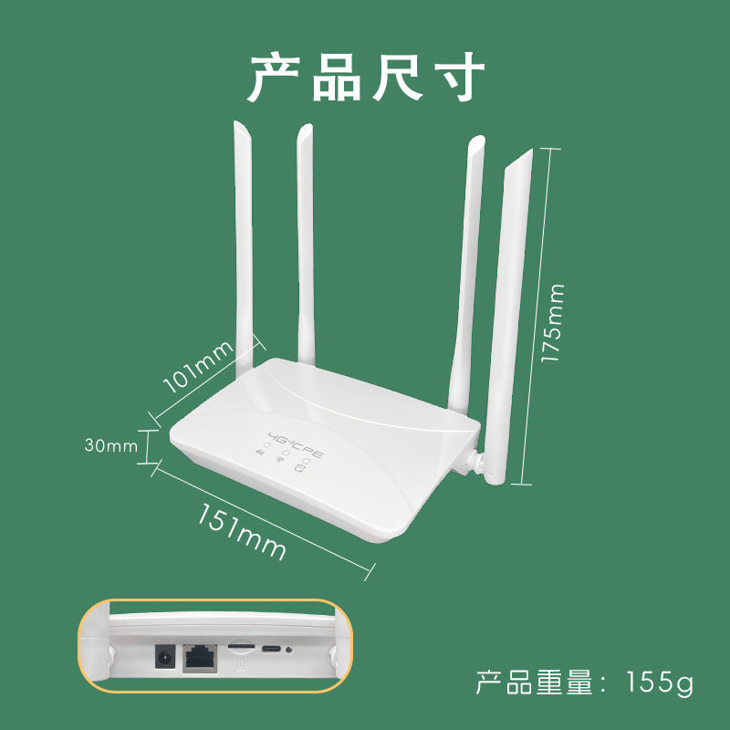 European wireless cpe 4G WIFI router Mobile WIFIrouter insert SIM card Russia