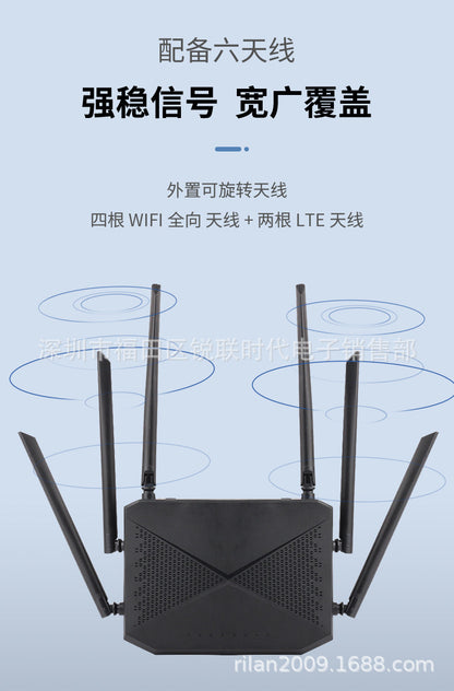 4G wireless WIFI router Gigabit Gigabit non -broadband CAT4 card plug -in route manufacturer all Net