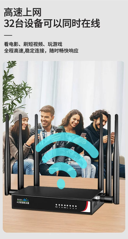Wireless router home gigabit high-speed wireless wifi 100 megabit port student dormitory home small 