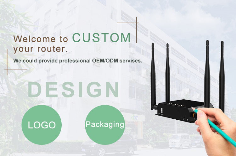 Cross -border metal shell insertion SIM card 4G industrial -grade wireless router turns with WIFI6 h