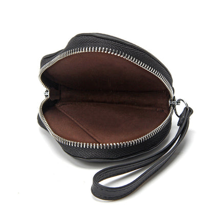 Wallet, shoulder bag, cute handheld pen, coins, lipstick, headphones, storage system, genuine leathe