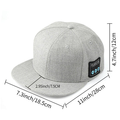 Hat, three dimensional travel megaphone, sports music cap, direct factory sales, bluetooth
