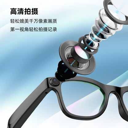 Ai smart glasses high-definition camera shooting large model picture recognition bluetooth voice nav
