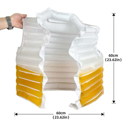 Transparent Beer-Filled Jacket for PoolsBeer JacketTransparent Beer-Filled Jacket for Pools