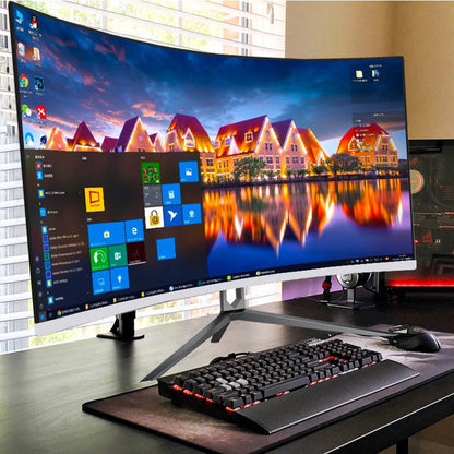 Apricot white 32-inch curved surface 1K75HZ (a must-buy for big hits) - official standard configurat
