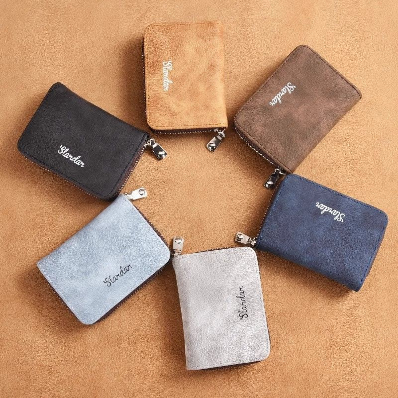 Anti-magnetic card holder, capacious organ with zipper, cards, small wallet