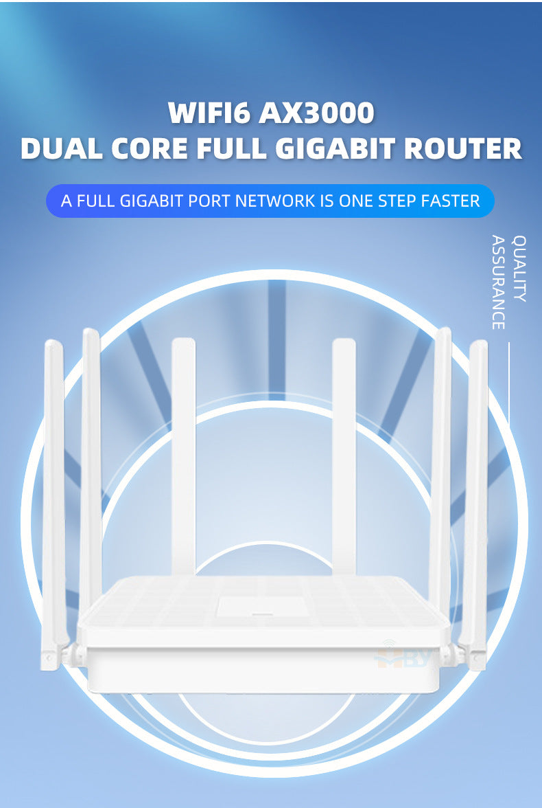 Whole house covers large apartments for home WiFi 6 Gigabit high-speed AX30005G dual-band wall-throu