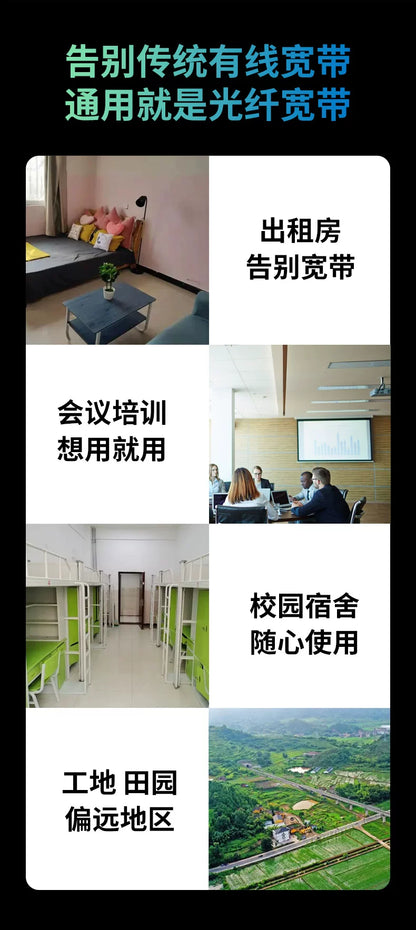 Industrial router card-free portable wifi wireless wifi three network broadband mobile wilf dual-ban