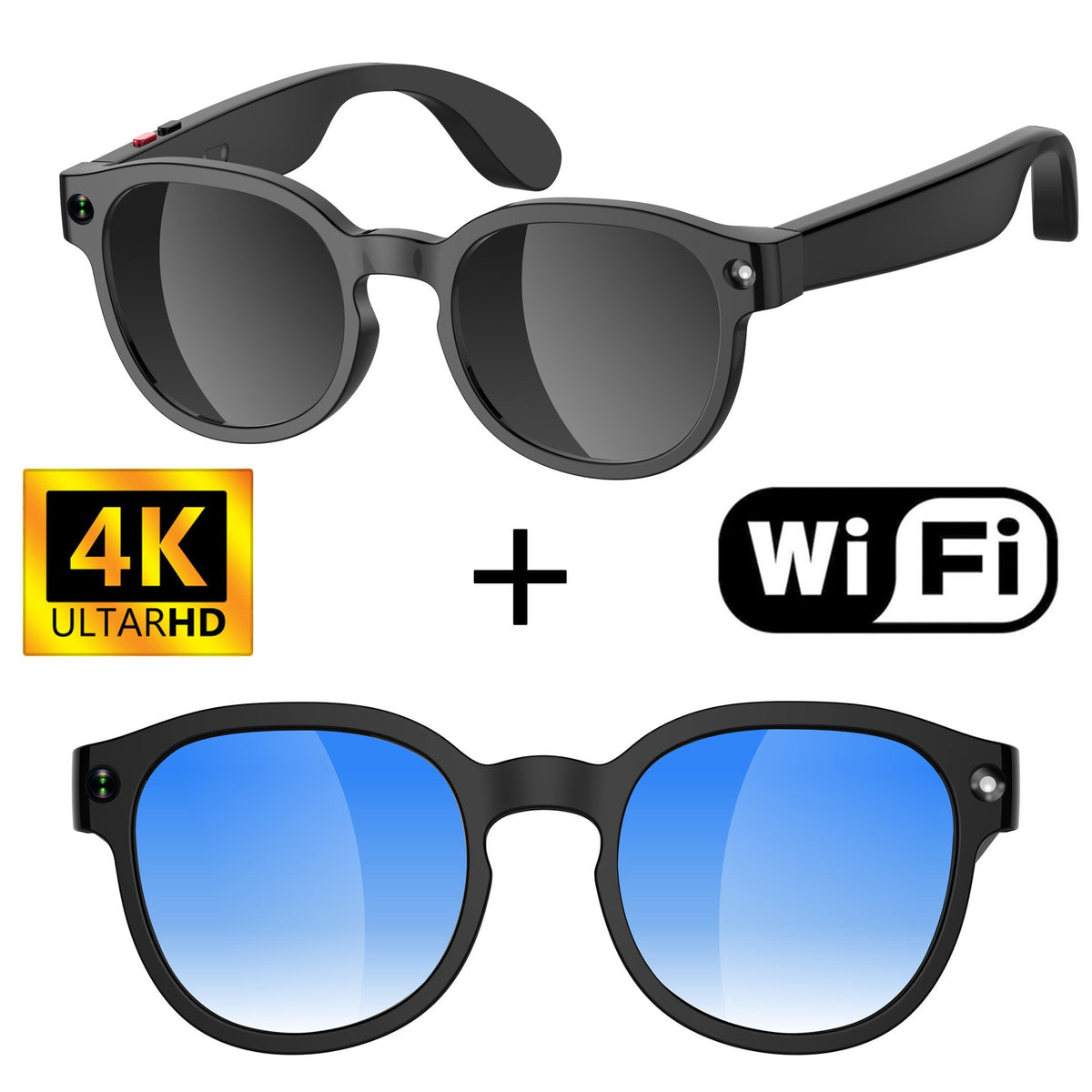 S1, smart black glasses, lens
