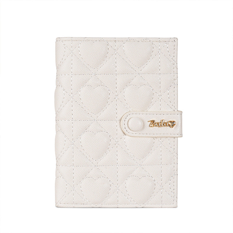 White passport bag