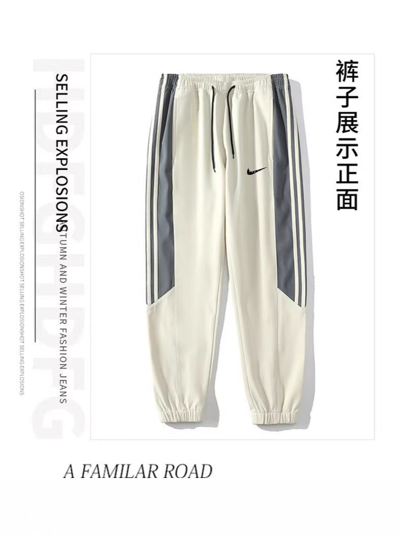 Universal sports suit for leisure, solid color jacket, fashionable set, Spring/Fall 2026 model, Kore