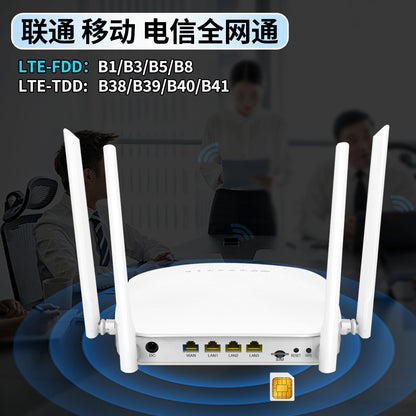 US version of full Netcom plug -in 4G phone SIM traffic card to wifi hot Gigabit broadband wireless 