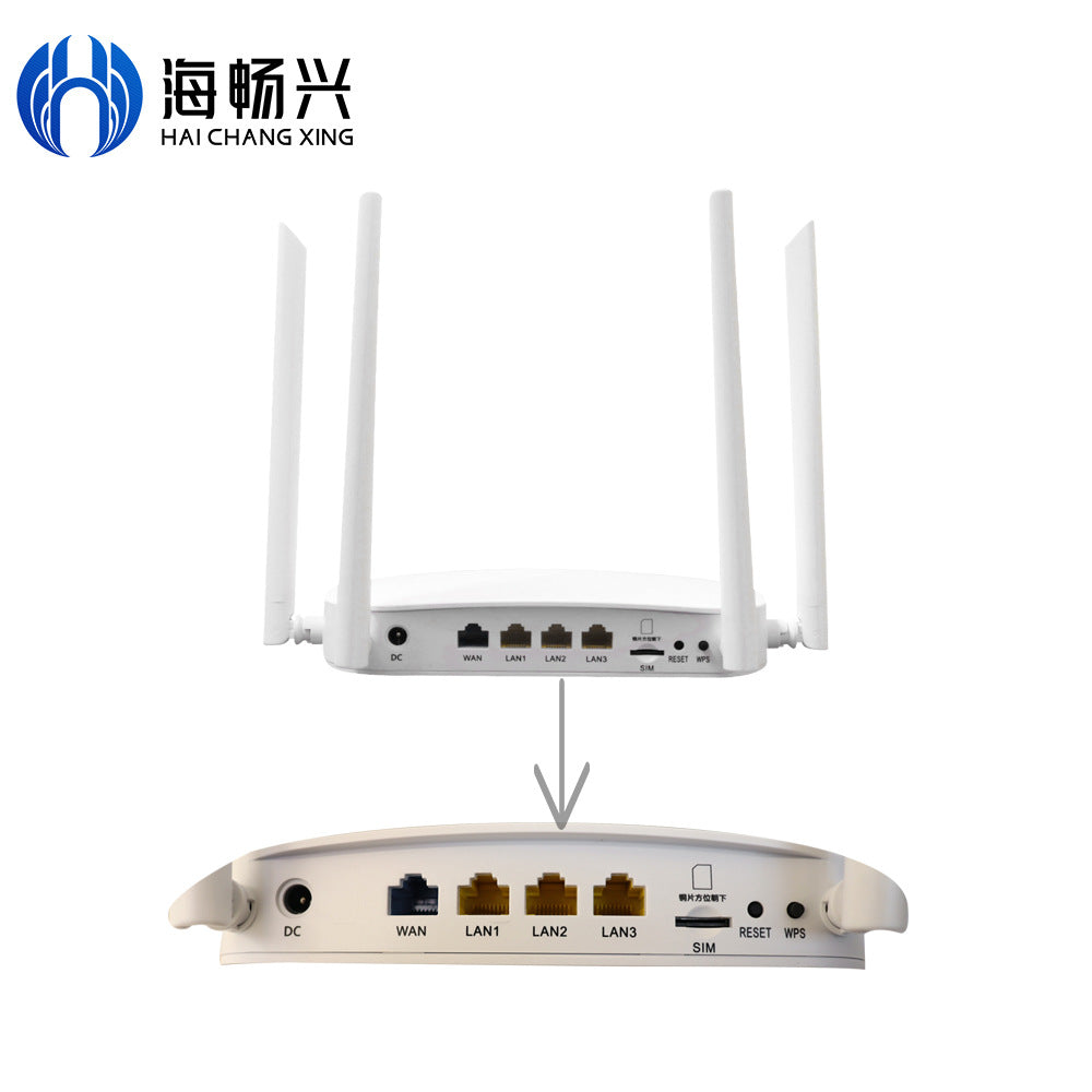 Hai Changxing H310G brand 4G wireless router 300Mbps supports added 5G card plug -in router all Netc