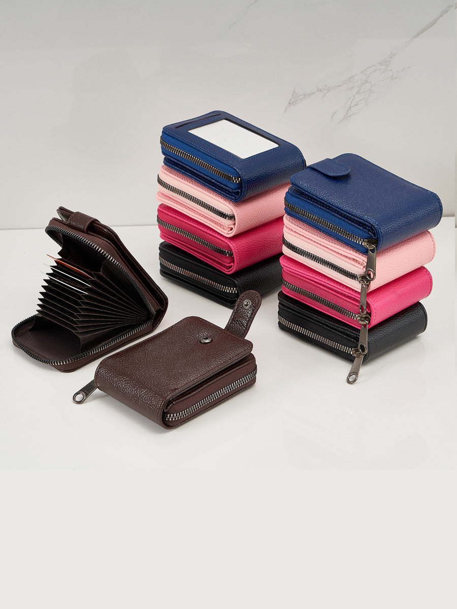 Universal capacious case for men and women with zipper for driver's license, organ, card holder