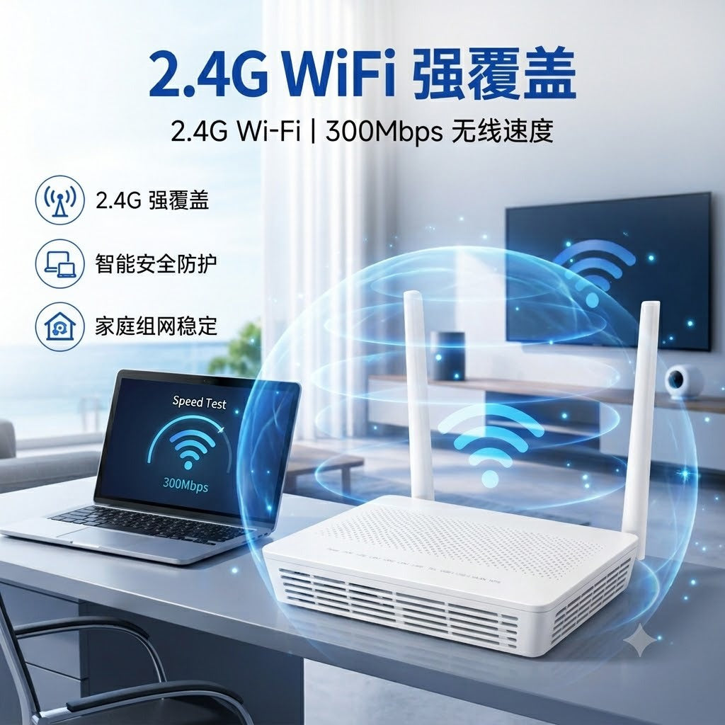 OFS-8546M GPON Gigabit Optical Cat ONU / ONT with WiFi compatible with mainstream brand OLT