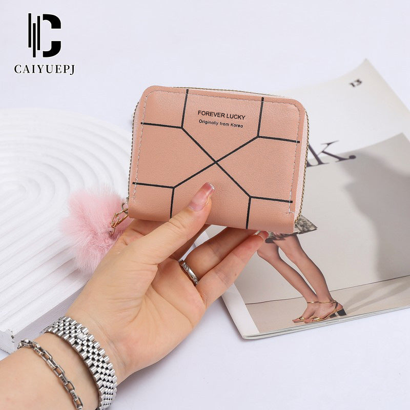 Cross-Border Foreign Trade Dropshipping Women's Wallet Short Simple Card Holder Coin Purse Integrate
