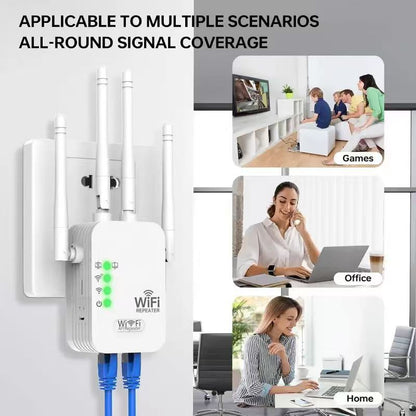 WIFI signal relay booster 300M antenna home signal amplifier wireless repeater network extender