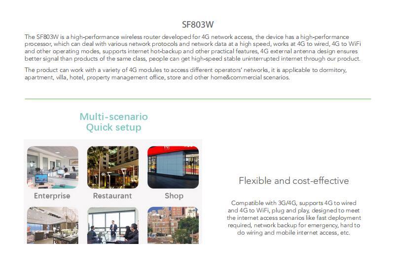 4g card wireless router commercial full Netcom high-speed Internet portable enterprise-level commerc