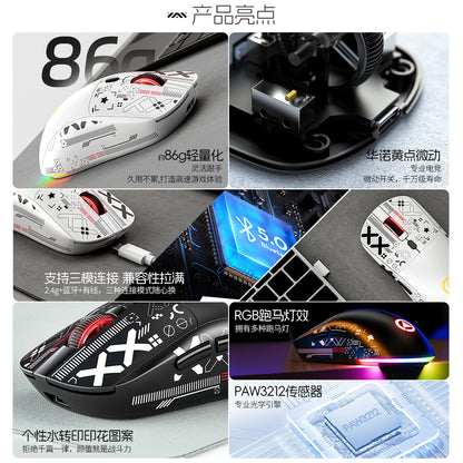 Silver Eagle G18 Bluetooth wireless three-mode lightweight mouse gaming e-sports desktop computer RG