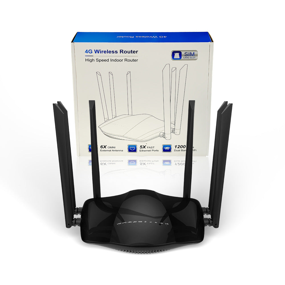 Wow&customized 4G router 1200M dual-band WIFI6 Iranian enterprise office Gigabit R106-AC