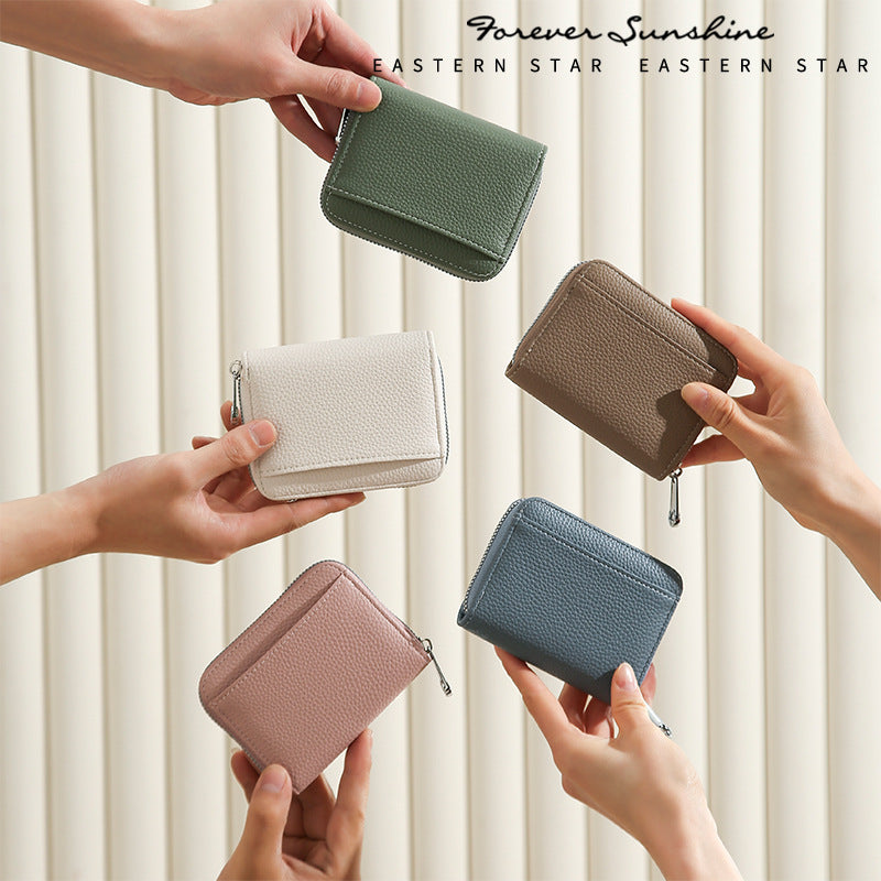 (Cross-border trading), wallet, bag, fashionable small short coins, genuine leather, Japanese and Ko