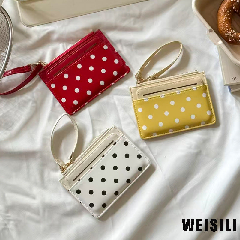 Card holder, retro shoulder bag, wallet with zipper