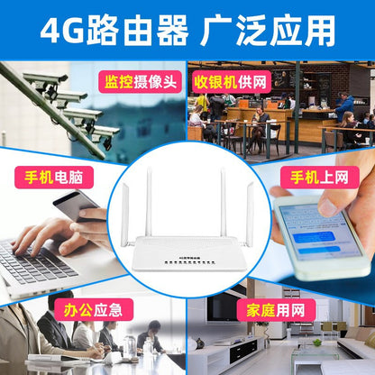 4g full network plug-in card router mobile unicom telecom wireless portable wifi home 4G